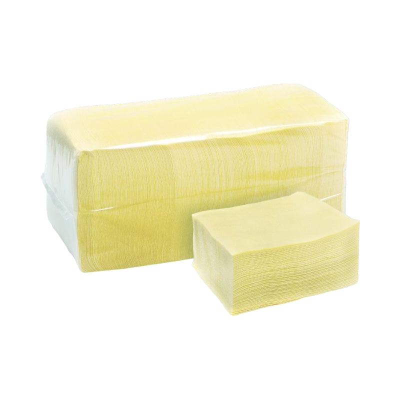Servítky 33x33 2-vrst./250ks žlté champagne