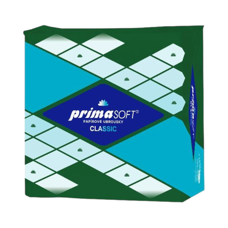 Servítky 33x33 1-vrst./100ks tmavozelené