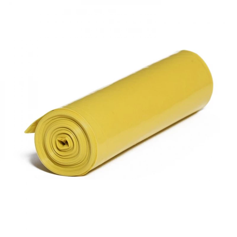 Vrecia LDPE žlté 70x110cm 40mik. 25ks