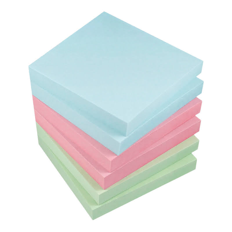 Samolepiaci blok Pastel 75mm x 75mm mix farieb 6kusov