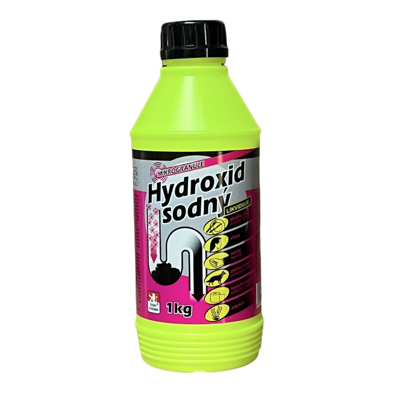 Hydroxid sodný čistič odpadov 1kg  Balenie: 6 ks