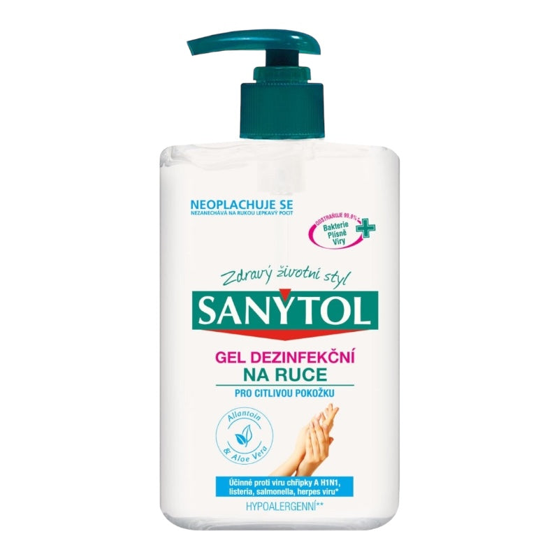 Sanytol Dezinfekčný gél na ruky pre citlivú pokožku 250ml