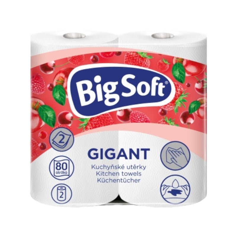 Utierky BIG SOFT Gigant celulóza 2ks