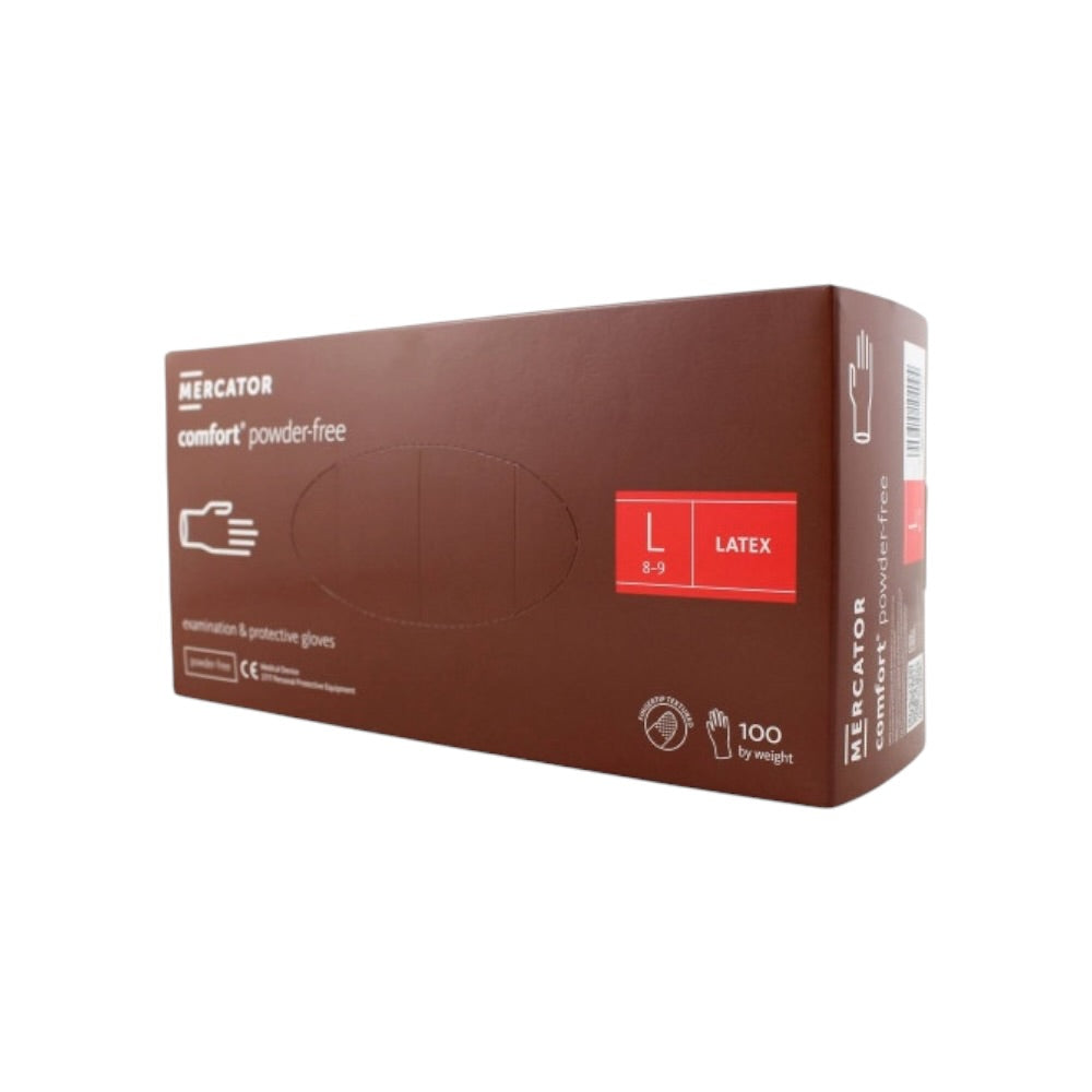 Rukavice Mercator Latex Comfort L 100ks