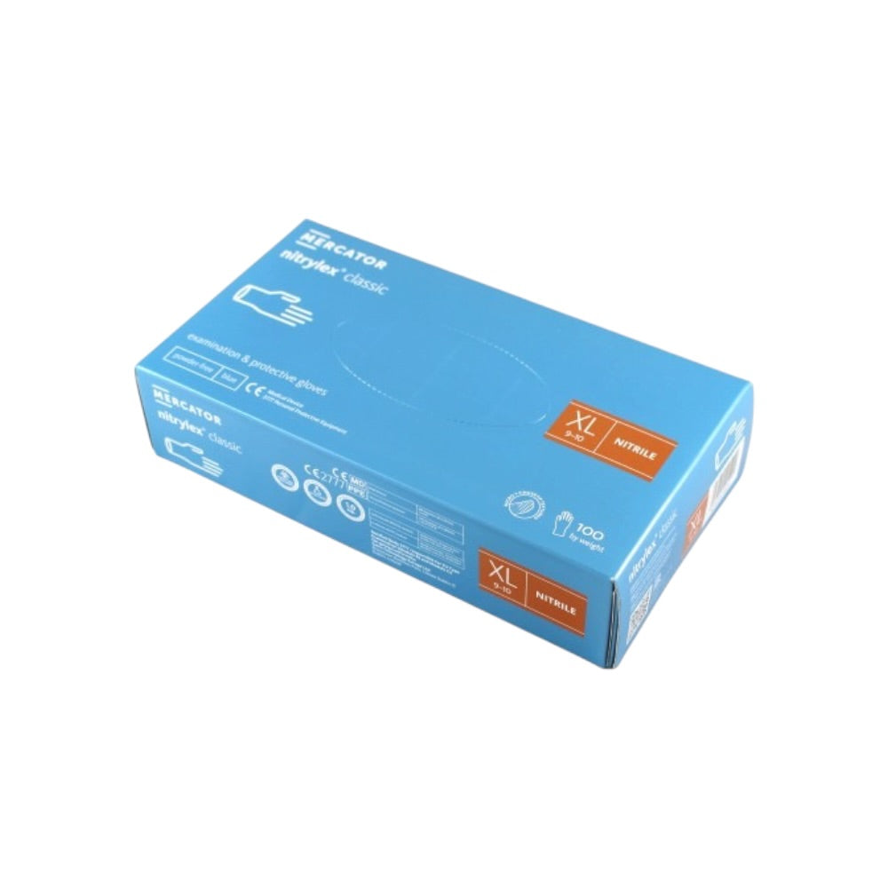 Rukavice Mercator Nitril Classic XL 100ks