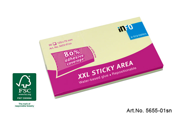 X-tra 125mm x 75mm žltý