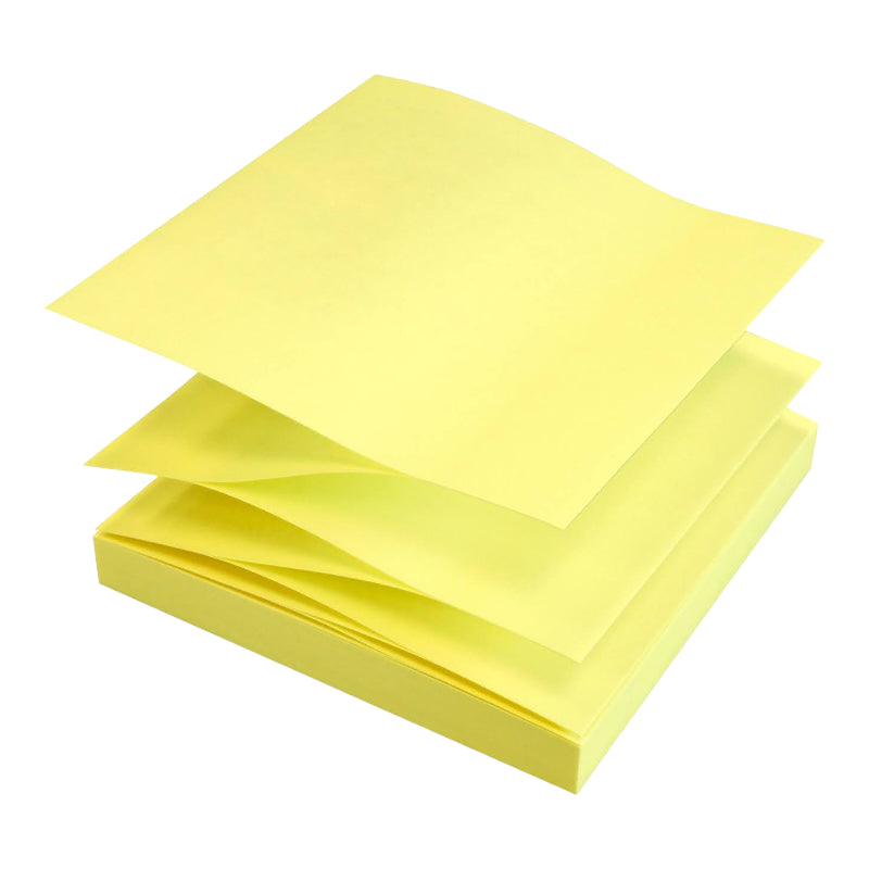 Z-notes 75mm x 75mm žltý neon