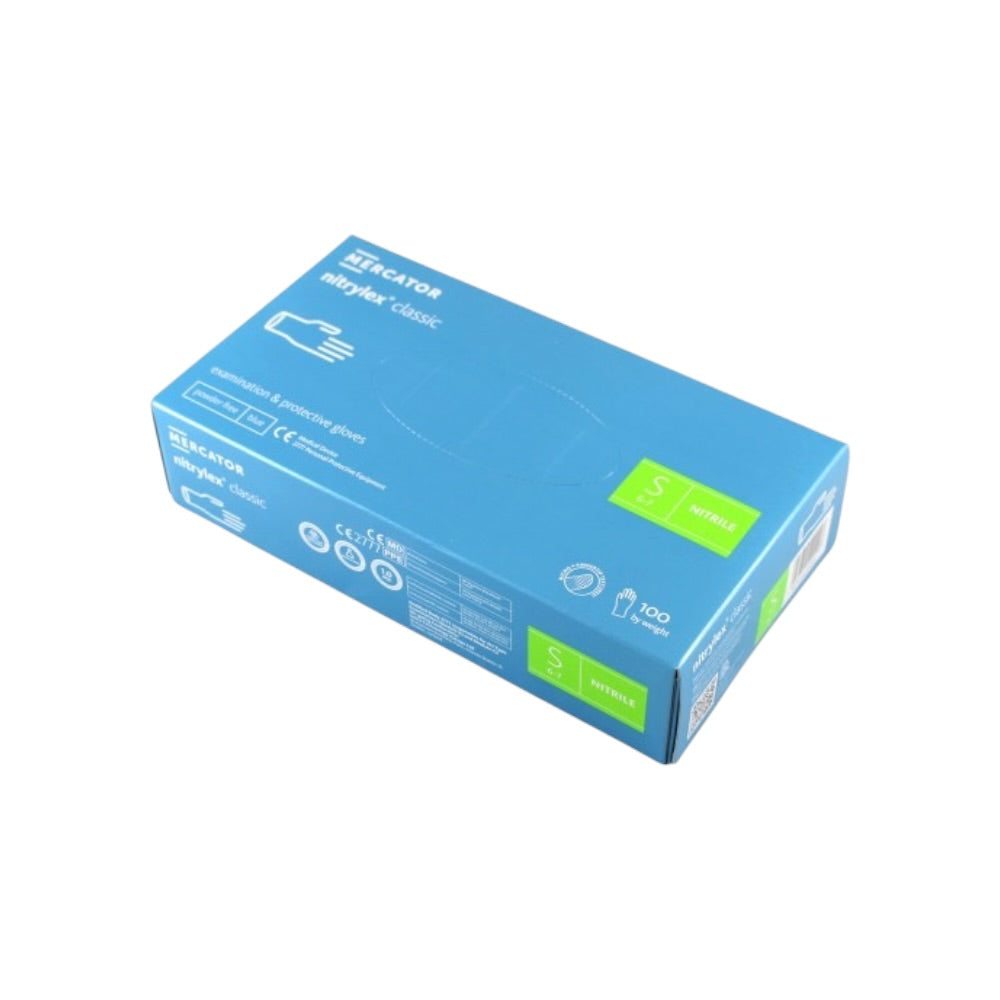 Rukavice Mercator Nitril Classic S 100ks