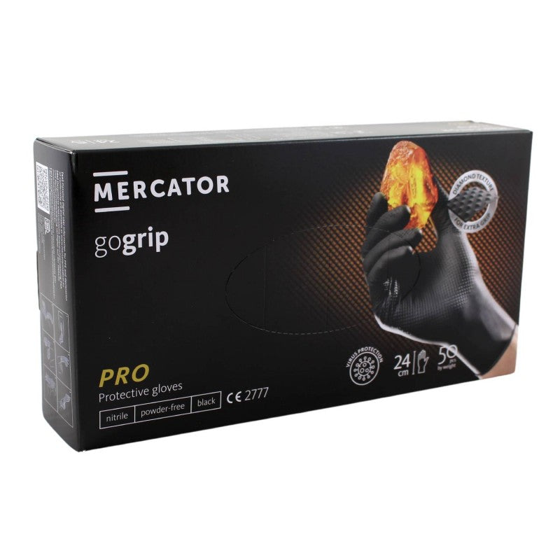 Rukavice Mercator Gogrip XL čierne 50ks
