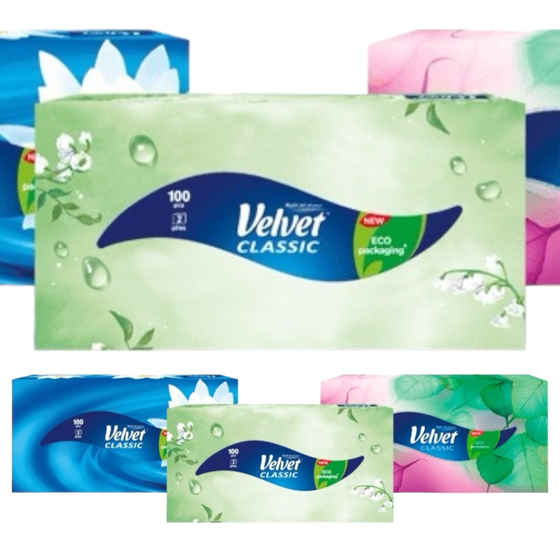 Vreckovky VELVET kozmetické vyťahovacie 100ks