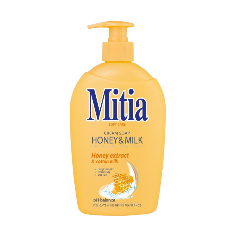 Mitia mydlo 500ml Honey & Milk