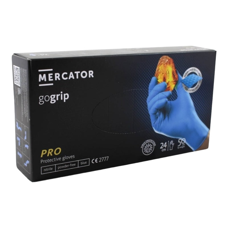 Rukavice Mercator Gogrip M modré 50ks