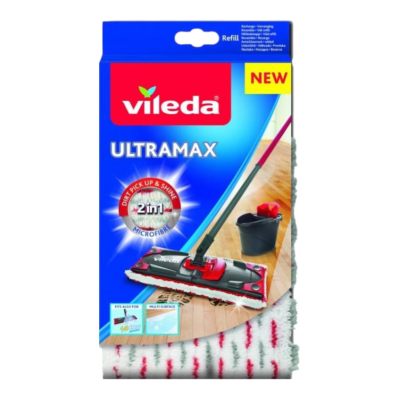 VILEDA Ultramax Microfibre 2v1 náhrada  Kartón: 8 ks