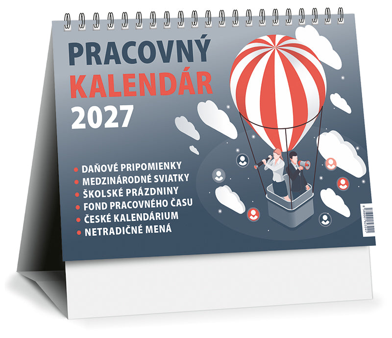 Kalendár stolový Pracovný Malý