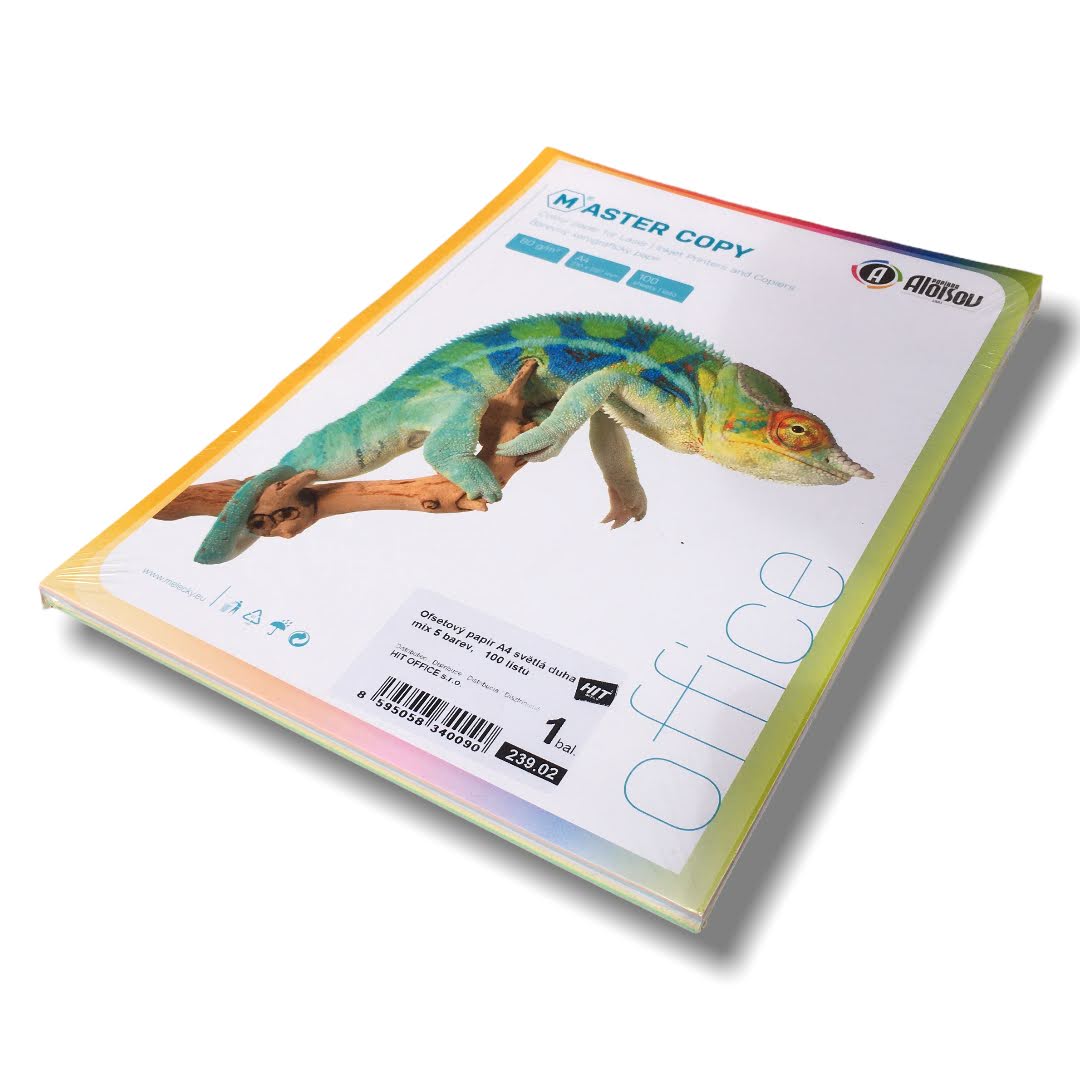 Kopírovací papier A4 svetlá dúha