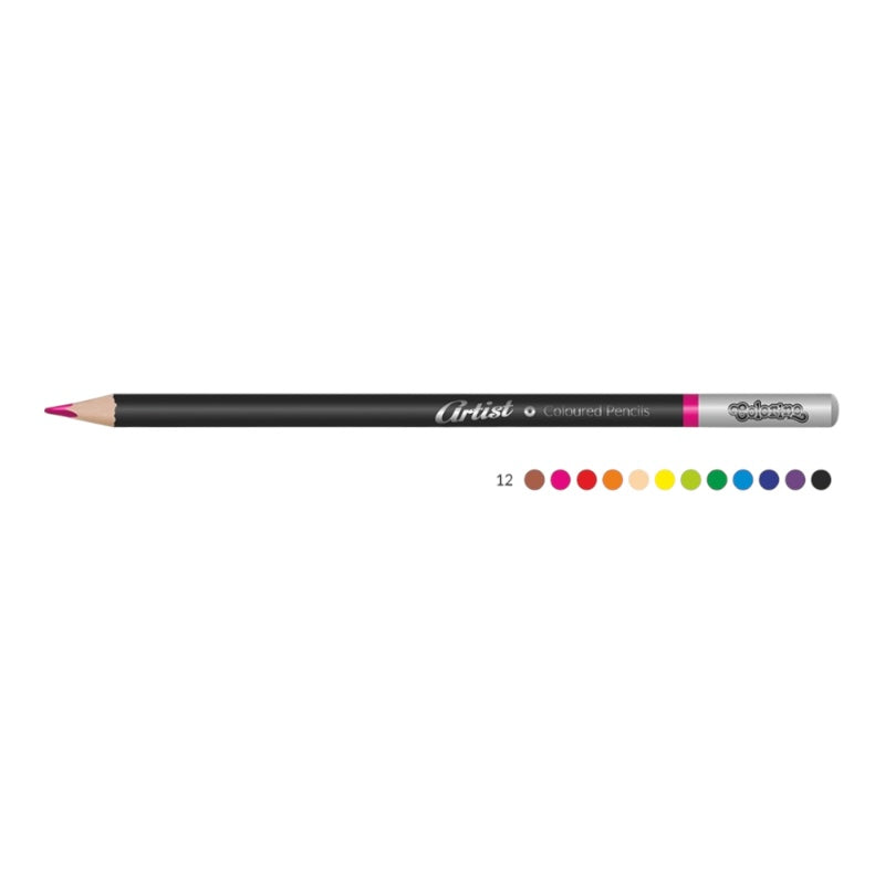 Colorino Artist pastelky drevené 12 farieb