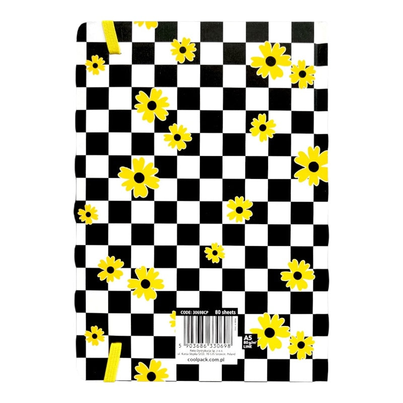 CoolPack blok poznámkový A5 linajkový 80 listov Chess flow