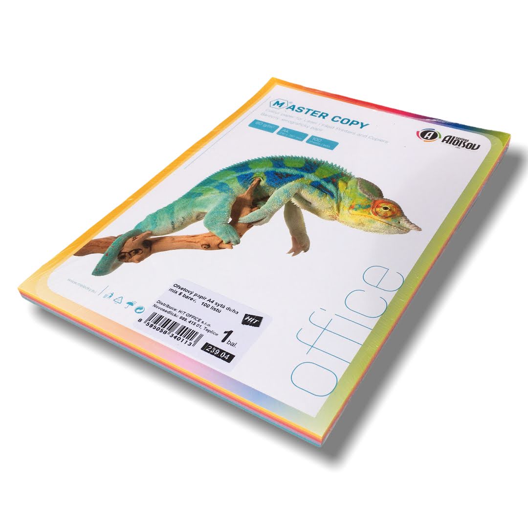 Kopírovací papier A4 100 hárkov sýta dúha
