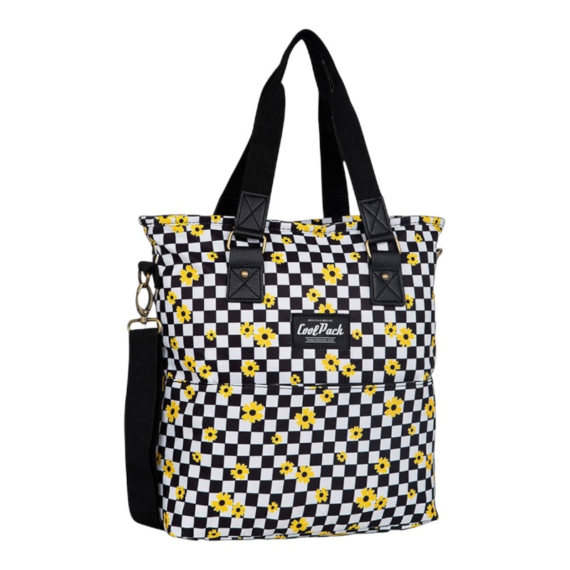 CoolPack taška cez rameno Amber Chess flow