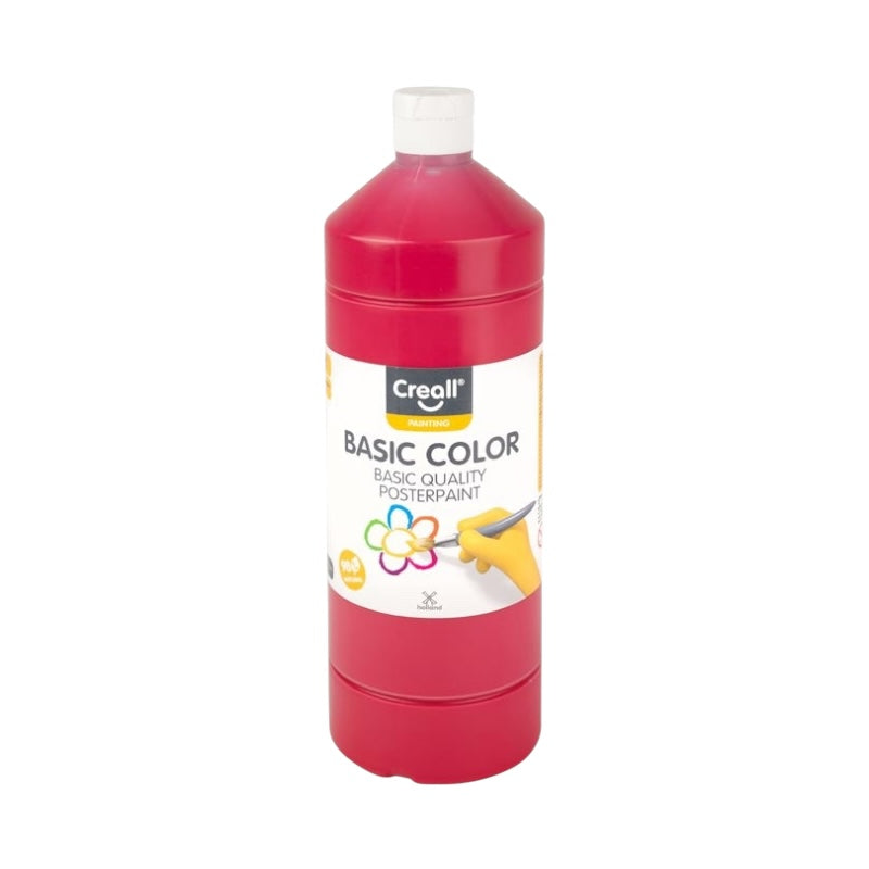 Creall temperová farba 1000 ml 06-tmavočervená