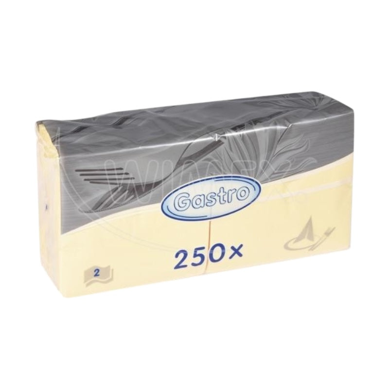 Servítky 33x33 2-vrstvové 250ks béžové