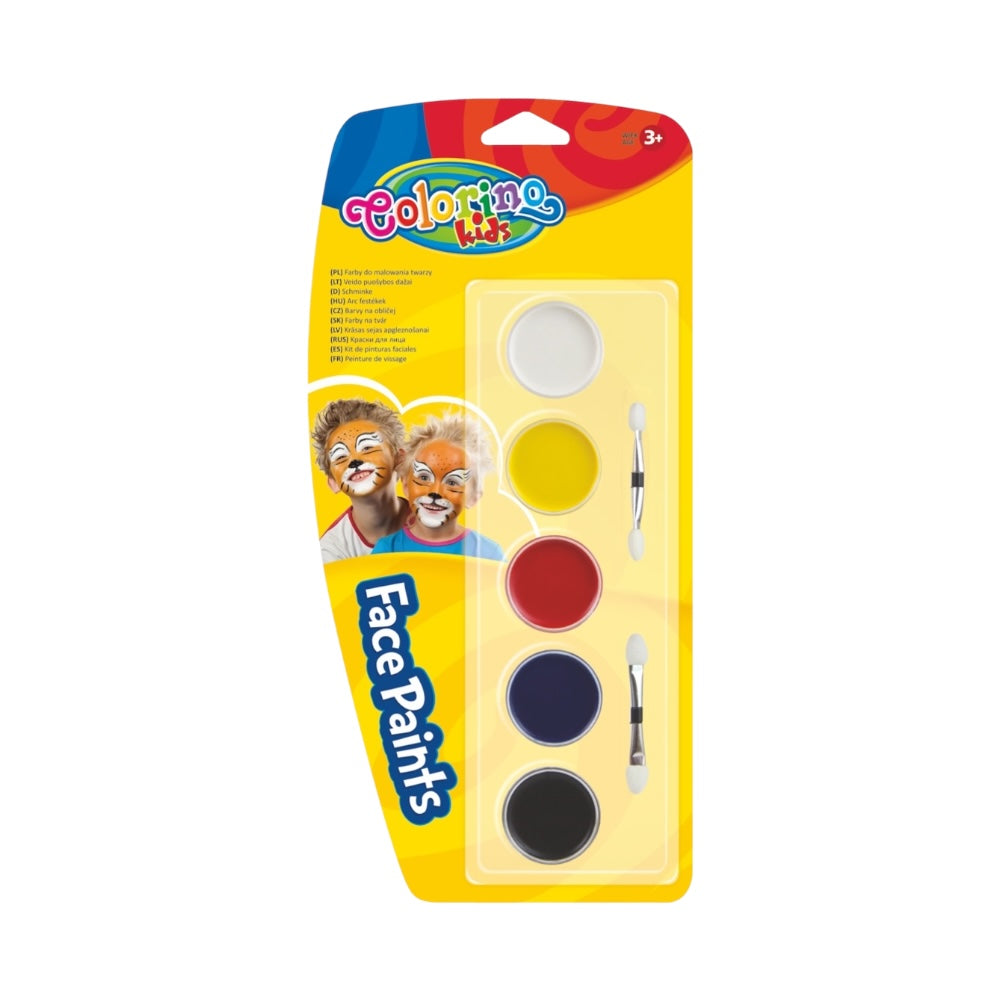 Colorino farby na tvár suché 5 farieb