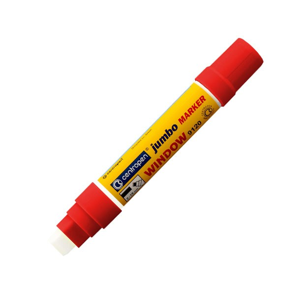 Centropen 9120 na sklo červený