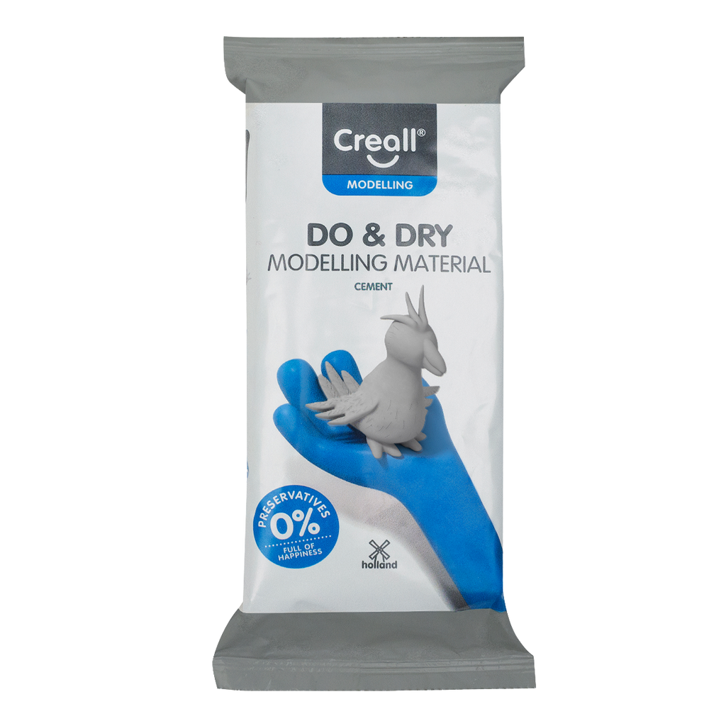 Creall DO&DRY modelovacia hmota 500g sivá