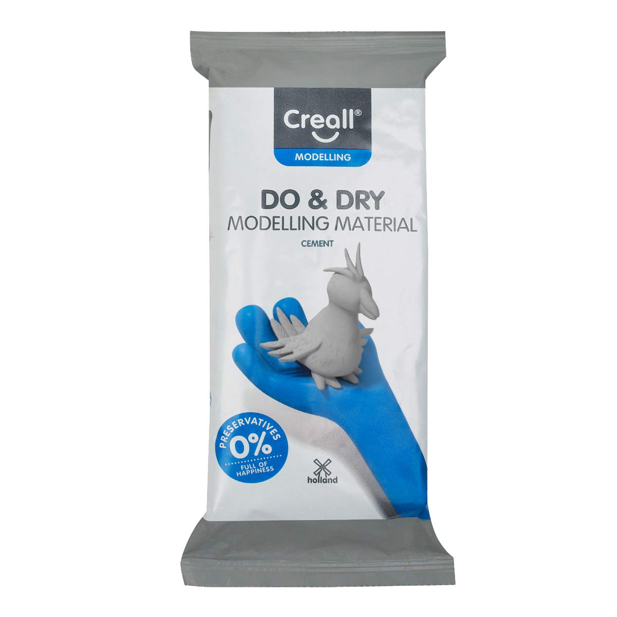 Creall DO&DRY modelovacia hmota 500g sivá