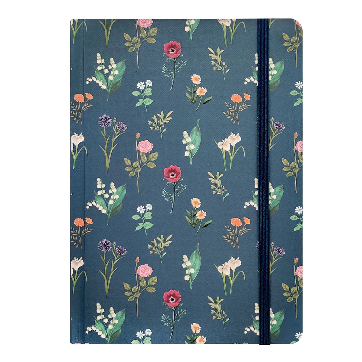Spoko zápisník A5 linajkový Flowers II