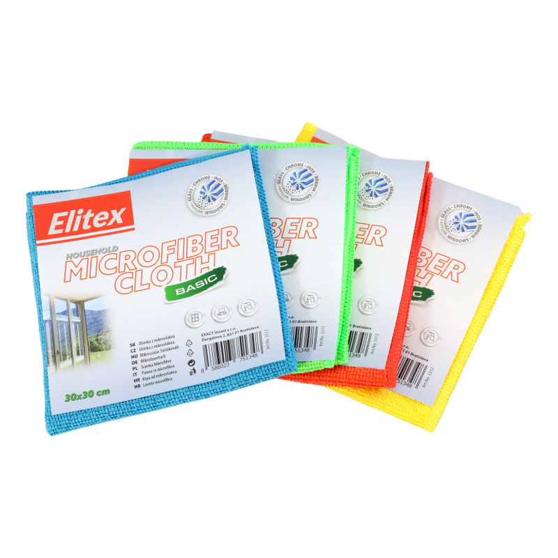 Utierka z mikrovlákna ELITEX ULTRA mix farieb 30x30cm