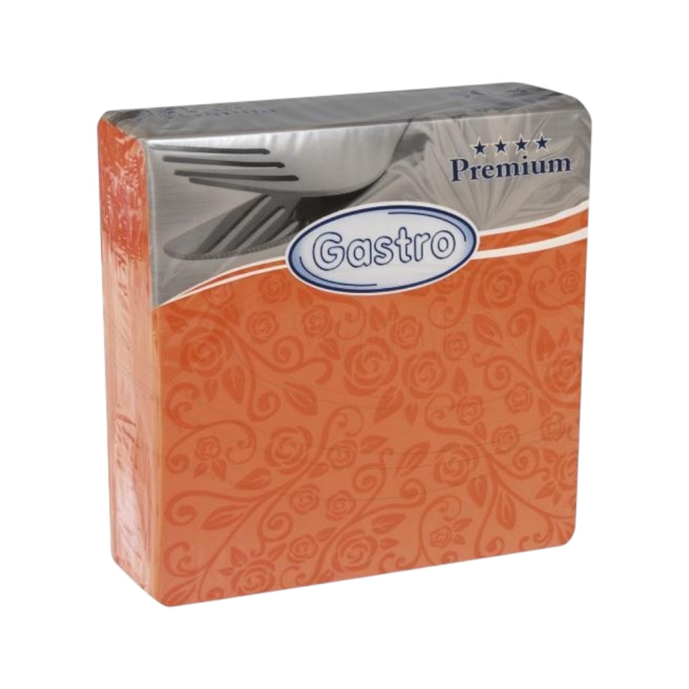 Servítky premium dekor 40x40 terakota 50ks
