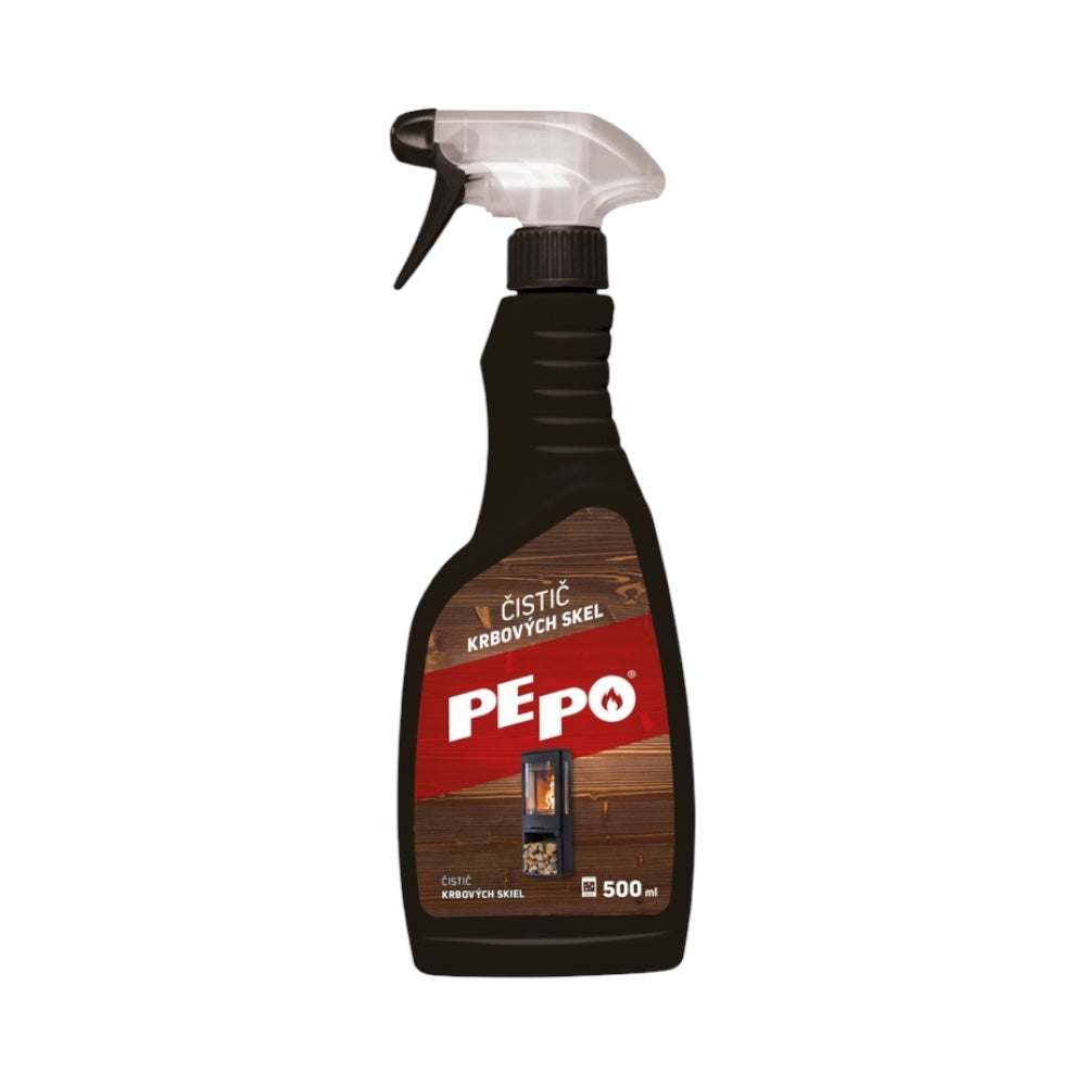 PE-PO Čistič krbového skla 500ml