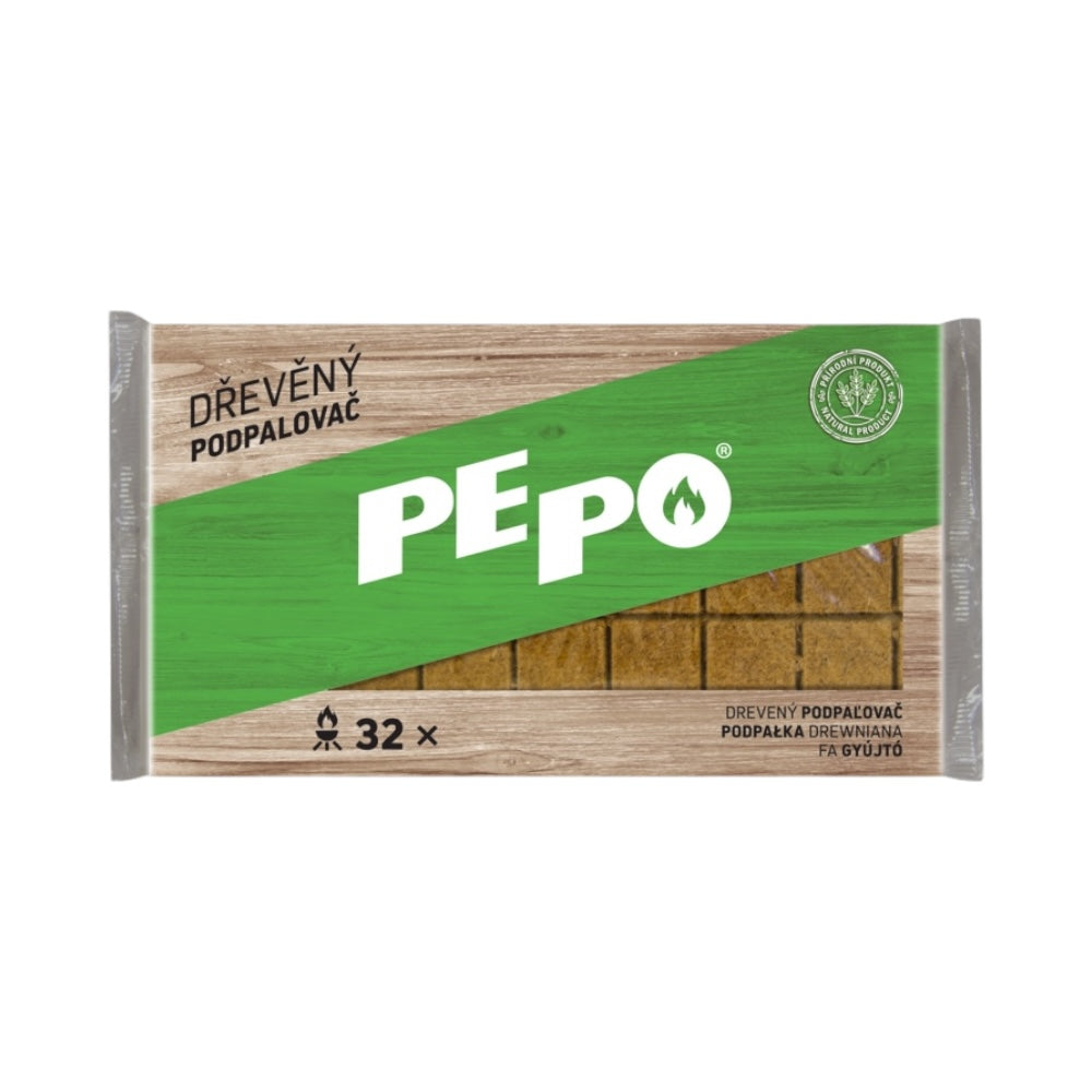 PE-PO Podpaľovač drevený 32 podpalov