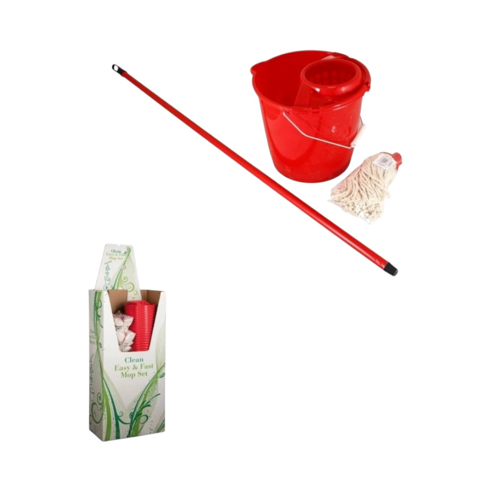 Mop SET Strapcový 4-dielny 10L