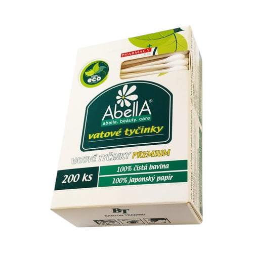 Abella Vatové tyčinky PREMIUM 200ks krabička