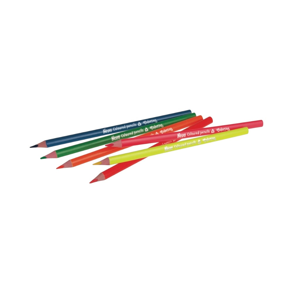 Colorino pastelky trojhranné neónové 6 farieb