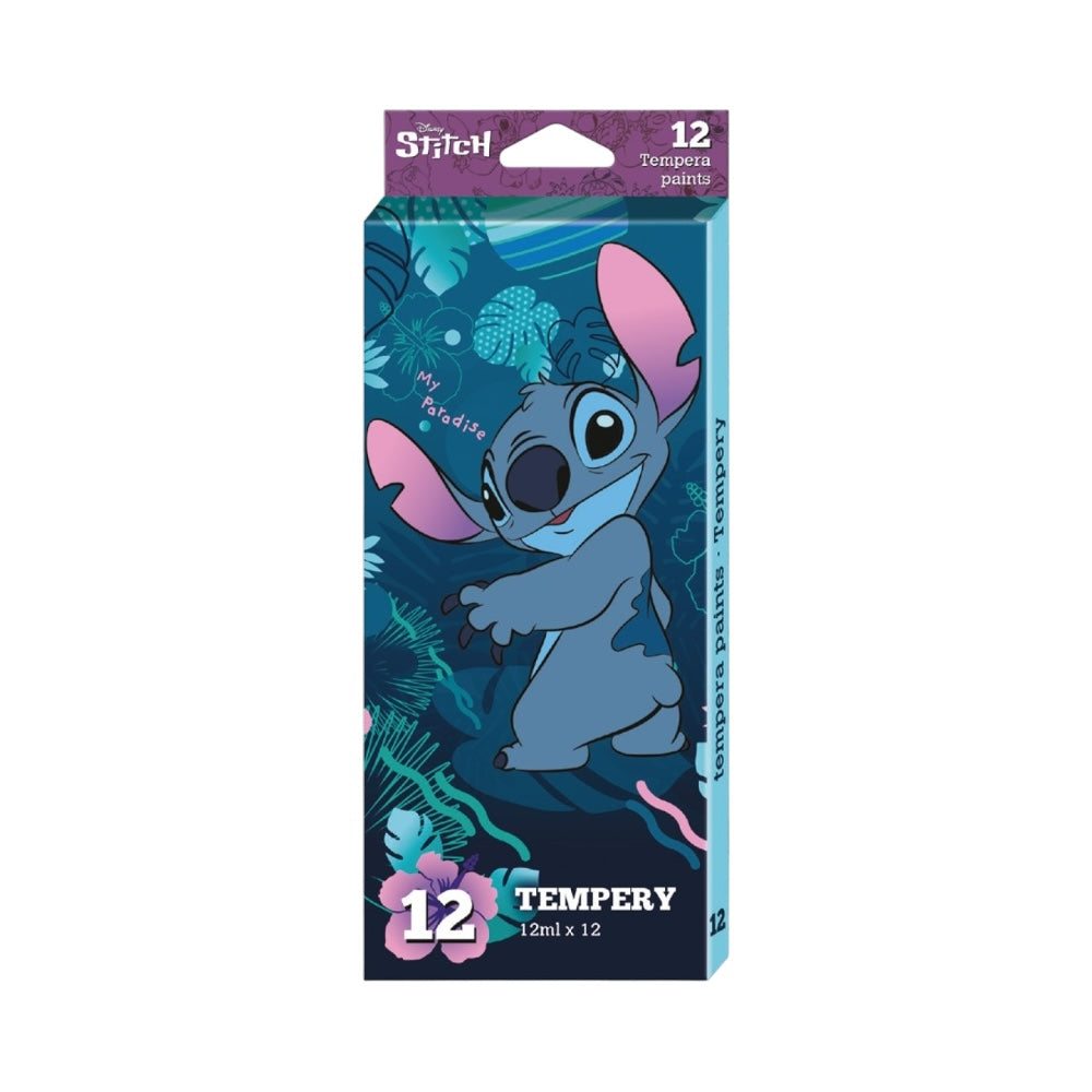 Colorino temperové farby 12ml 12 farieb v tube Stitch