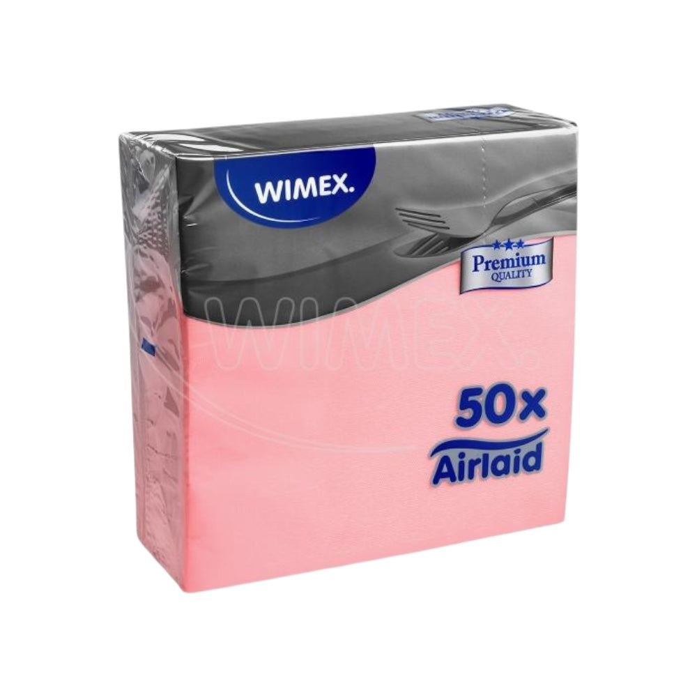 Servítky premium 40x40 ružové 50ks