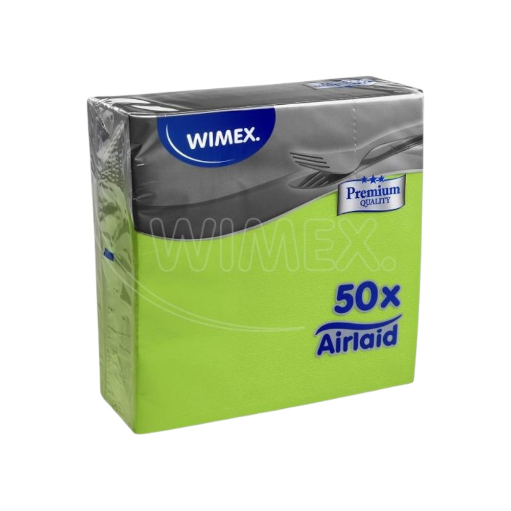 Servítky premium 40x40 žlto-zelené 50ks