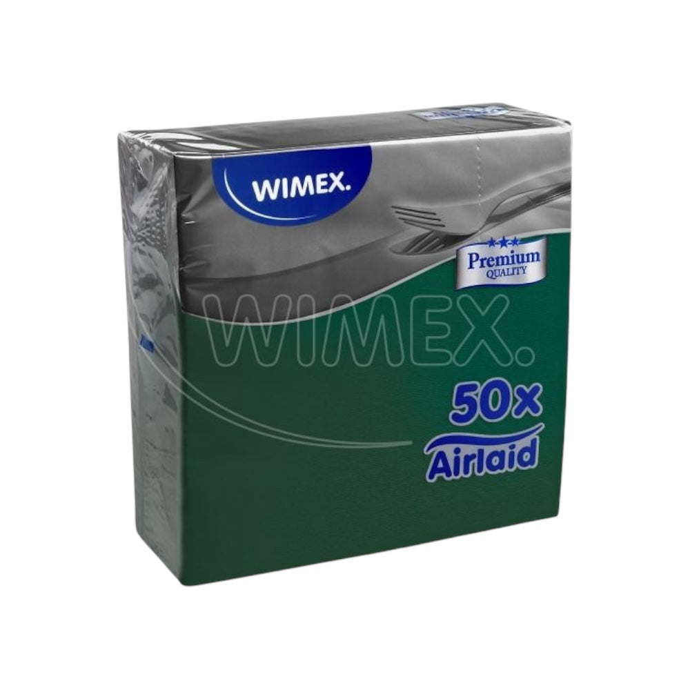 Servítky premium 40x40 tmavozelené 50ks